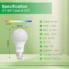 GY LED A60 8W 1521LM Specification