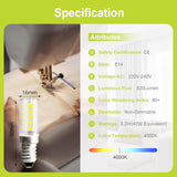 GY_LED_E14_3.2W_520lm_Specification