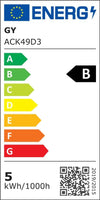 GY LED E14 4.9W 908lm ENERG