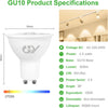 GY_LED_GU10_4.5W_805lm_Product_Specifications